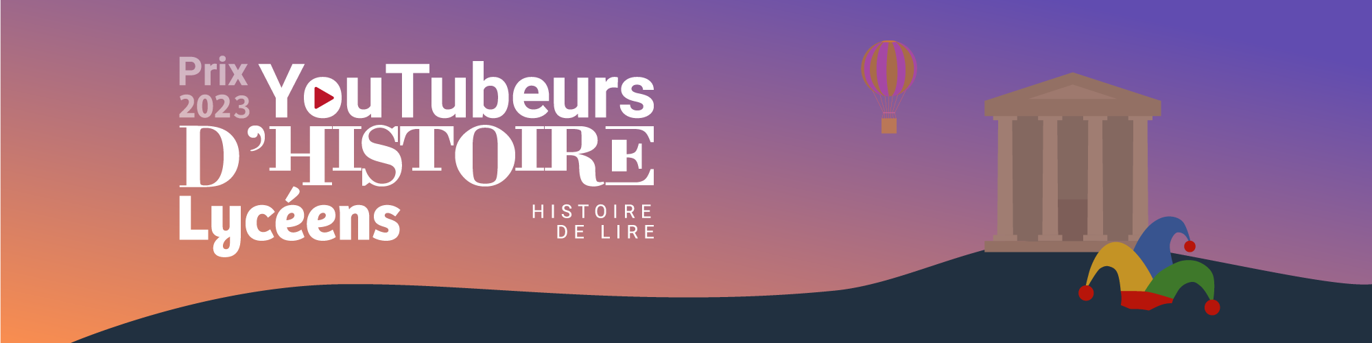 Prix YouTubeurs Histoire • Formats&VF_Prix YH Lycéen • Bannière